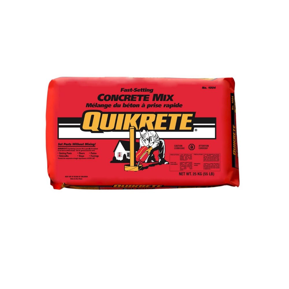 Quikrete Fast-Setting Concrete Mix – 30KG Bag - Form and Build Supply Inc.