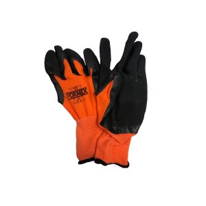 Photo of FORMEX Hi-Viz Orange Foam Nitrile Gloves