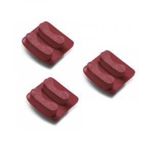 Photo of Husqvarna Redi Lock® 50-Grit Double Segments – Red (3-Pack)